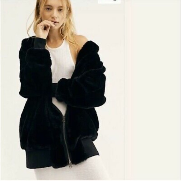 Free People Jackets & Blazers - FAUX FUR FREE PEOPLE WINTER JACKET